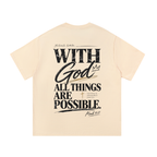HISWAY With God All Things Are Possible Christian T-shirt inspired by Mark 10:27 - product image 5