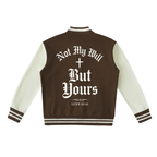HISWAY Not My Will But Yours Christian varsity jacket inspired by Luke 22:42 - product image 7