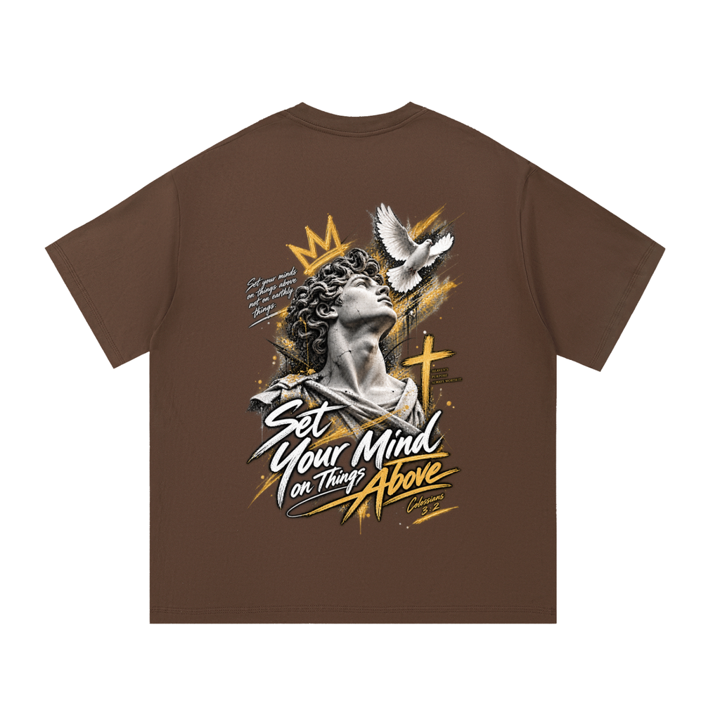 HISWAY Set Your Mind on Things Above Christian T-shirt inspired by Colossians 3:2 - product image 7