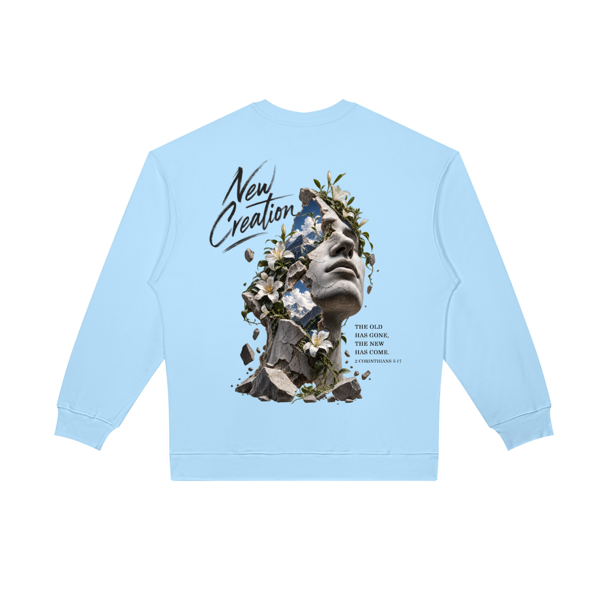 HISWAY New Creation Christian sweatshirt inspired by 2 Corinthians 5:17 - product image 11
