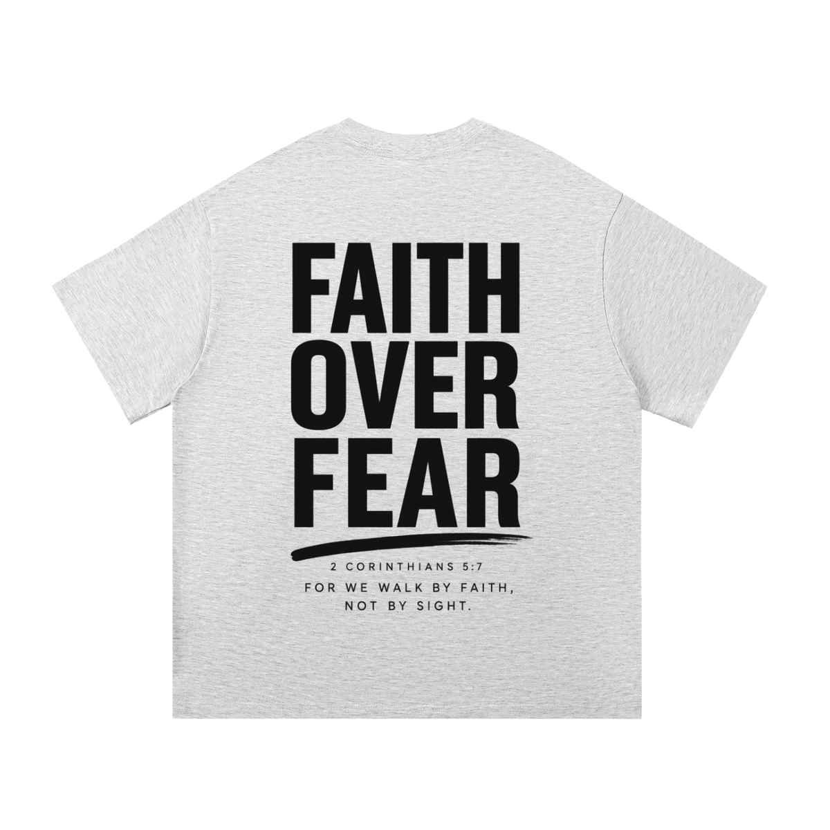 HISWAY Faith Over Fear Bible verse T-shirt - product image 3