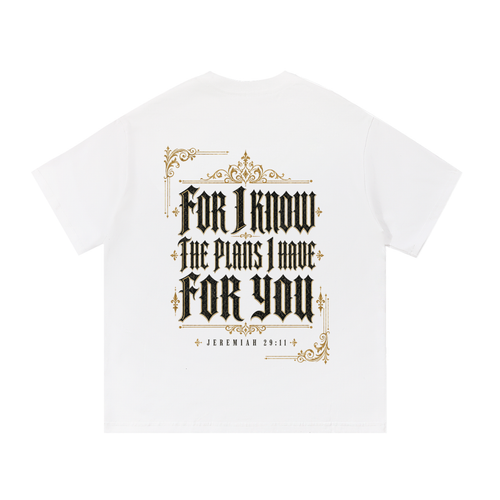 HISWAY Jeremiah 29:11 Christian T-shirt