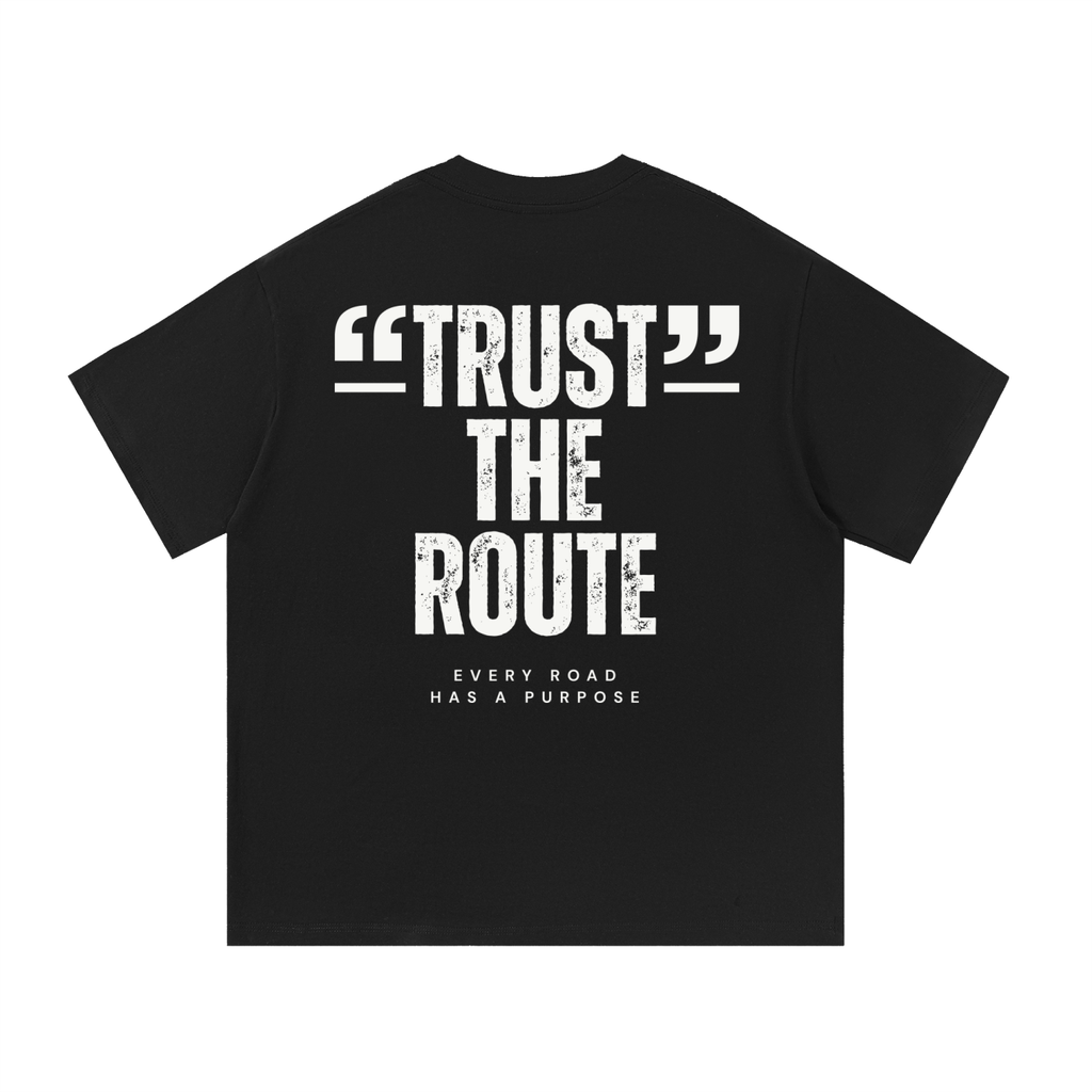 HISWAY Trust The Route Christian graphic T-shirt