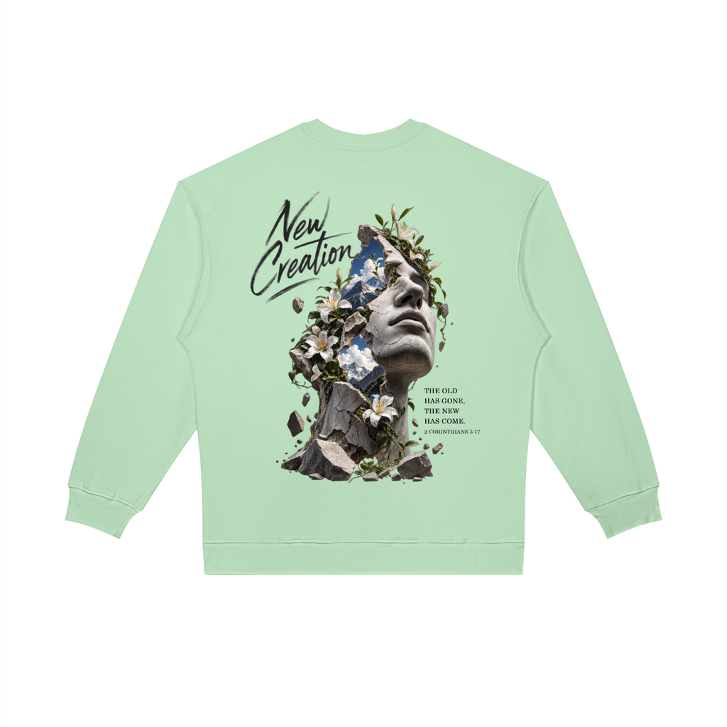 HISWAY New Creation Christian sweatshirt inspired by 2 Corinthians 5:17 - product image 9