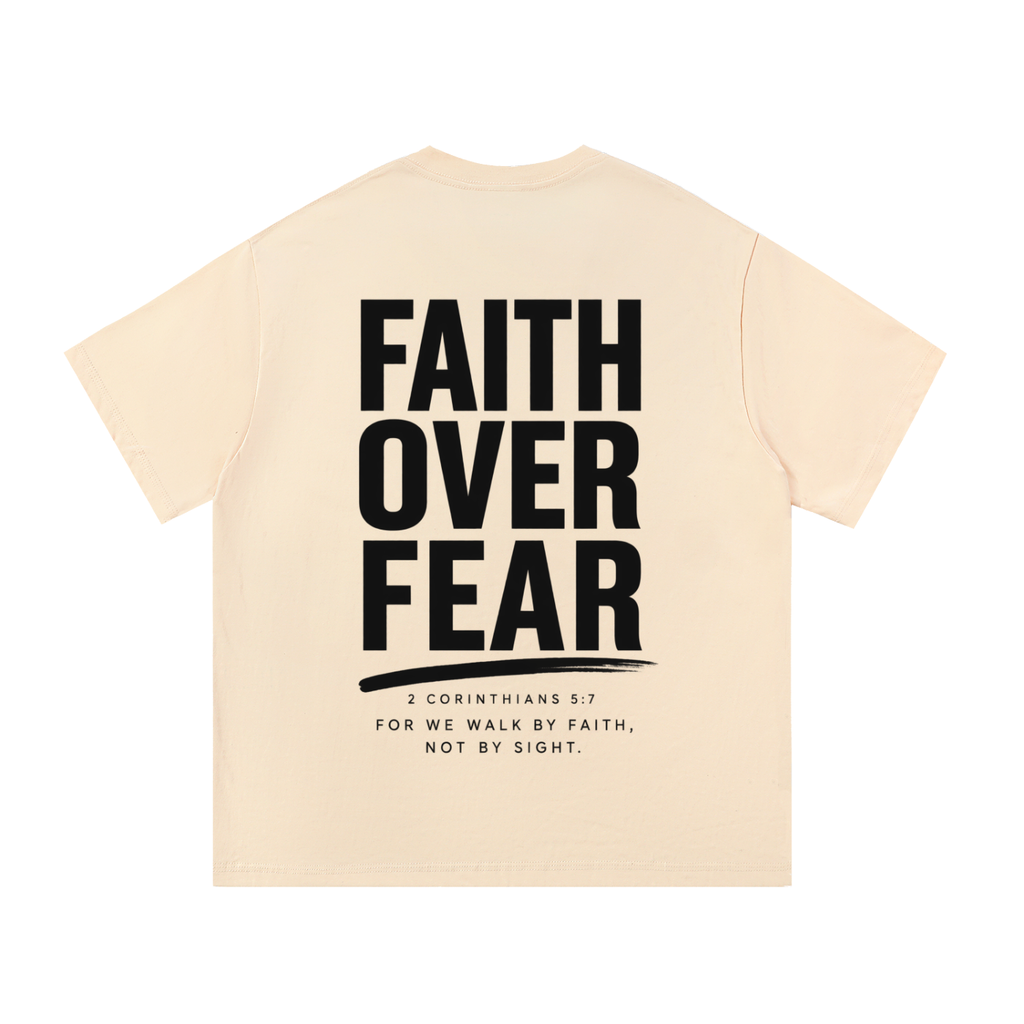 HISWAY Faith Over Fear Bible verse T-shirt - product image 5